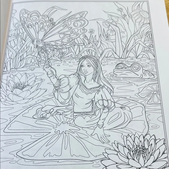 #0932+ Fairy Tales Coloring Book by Selina Fenech - Picture 13 of 16